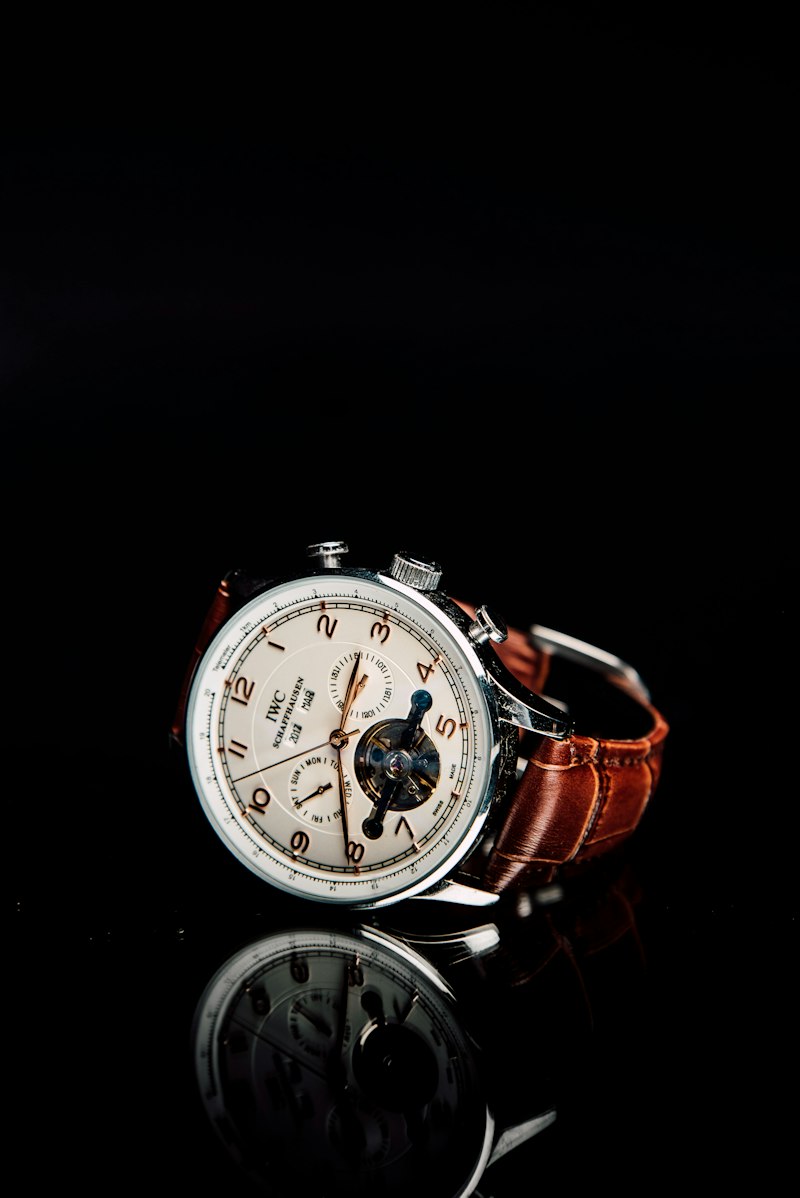 CartDost Classic Chronograph Stainless Steel Watch - Silver & Blue